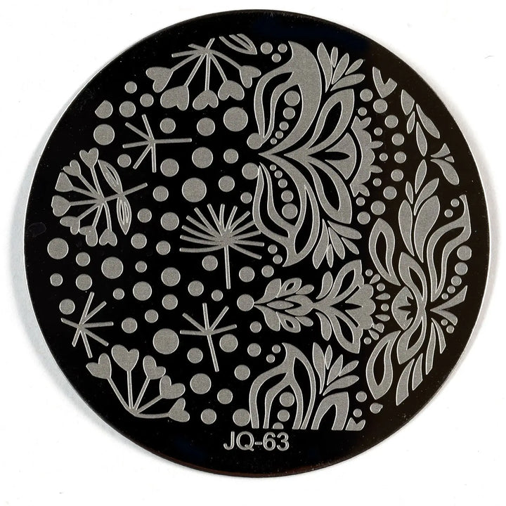 Stamping Plate - JQ-63   Naio Nails