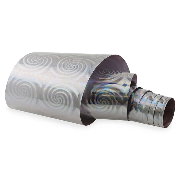 NF-021 Silver Holo Swirl - Transfer Foil Strip   Naio Nails