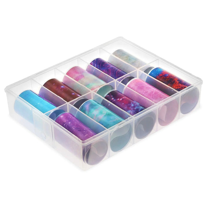 NFS-005 Galaxy & Marble - Transfer Foil Set   Naio Nails