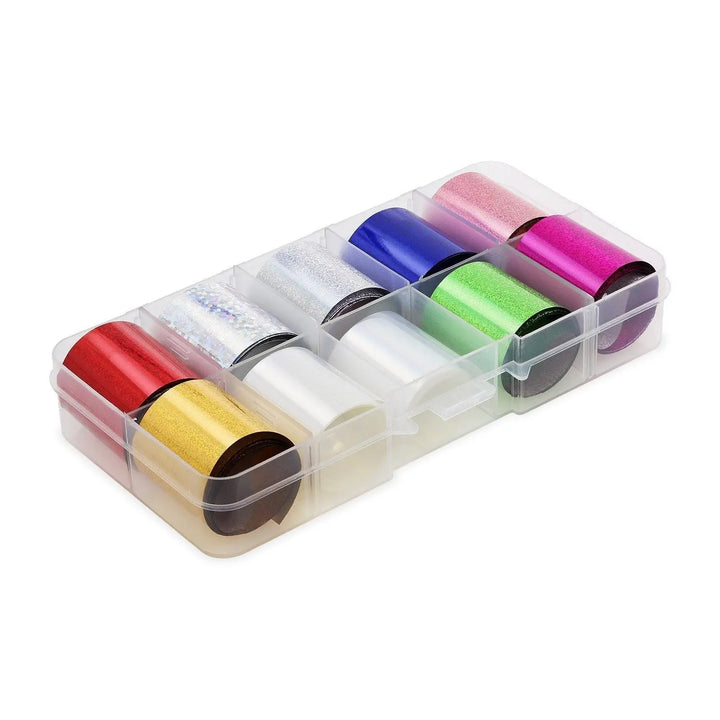 NFS-011 Holo & Iridescent - Transfer Foil Set   Naio Nails