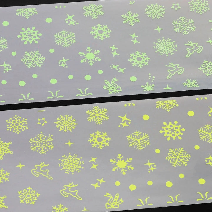 NFS-013 Snowflake & Reindeer - Christmas Transfer Foil Set   Naio Nails