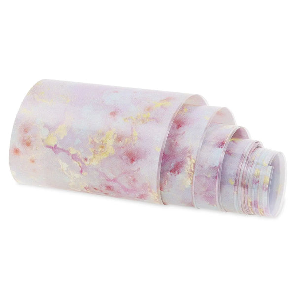NF-064 Pink Quartz Marble - Transfer Foil Strip   Naio Nails
