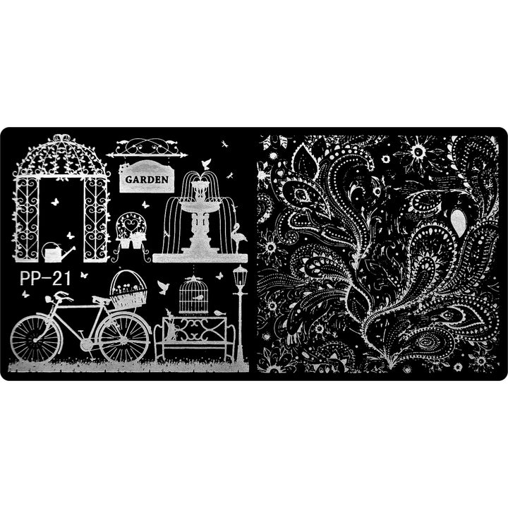 Stamping Plate - PP-021   Naio Nails