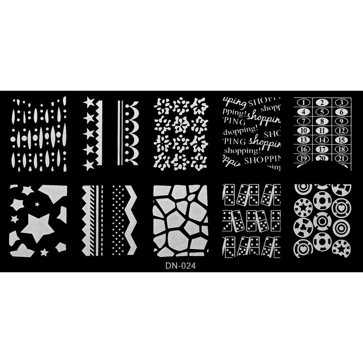 Stamping Plate - DN-024   Naio Nails