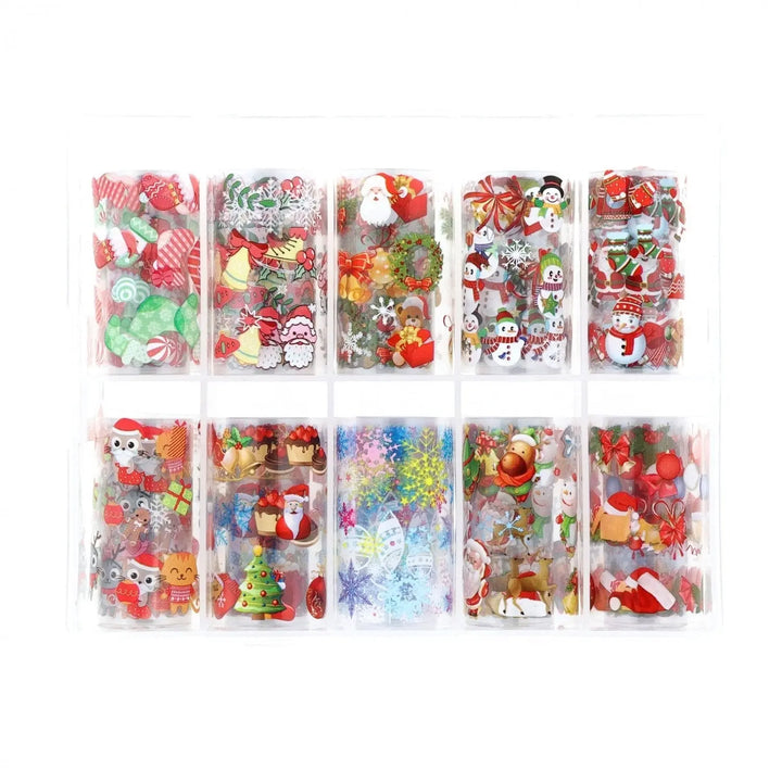 TFS-90 Transparent Christmas Foils   Naio Nails