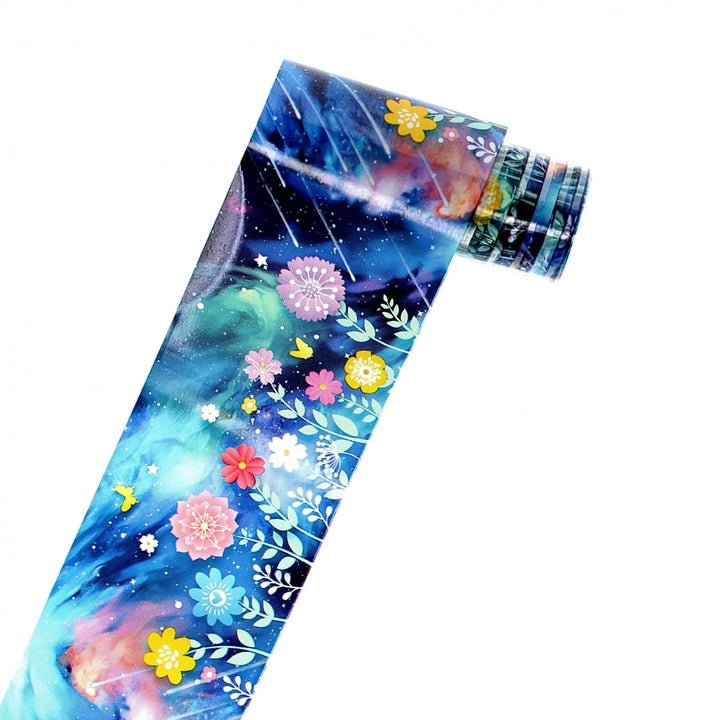TFS-23 Vibrant Floral Galaxy Set of Foils   Naio Nails