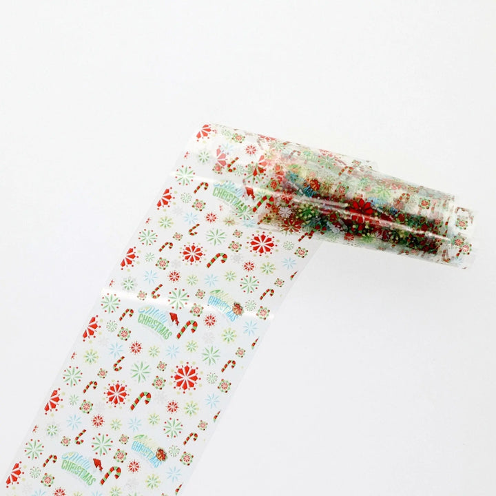 TFS-24 Transparent Christmas Set of Foils   Naio Nails