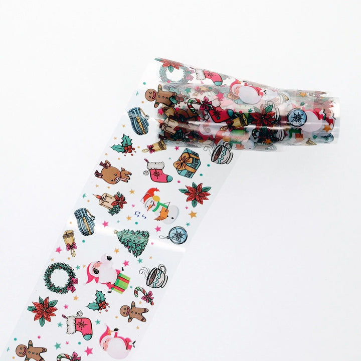 TFS-24 Transparent Christmas Set of Foils   Naio Nails