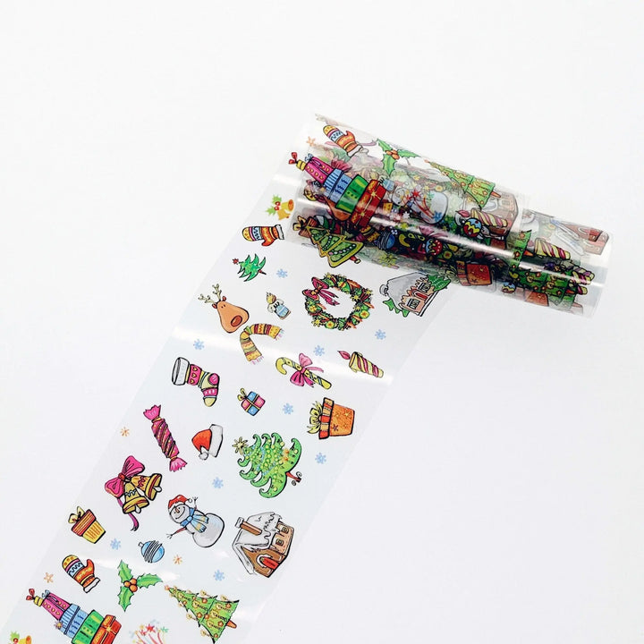 TFS-24 Transparent Christmas Set of Foils   Naio Nails