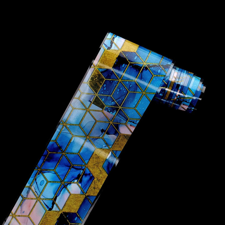 Marble & Geometric Patterns TFS-64   Naio Nails