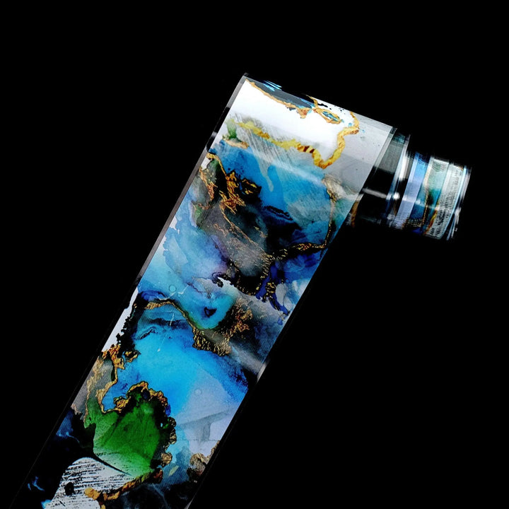 Marble & Geometric Patterns TFS-64   Naio Nails