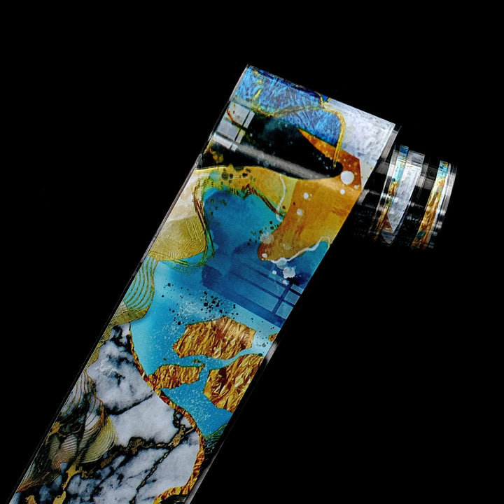 Marble & Geometric Patterns TFS-64   Naio Nails