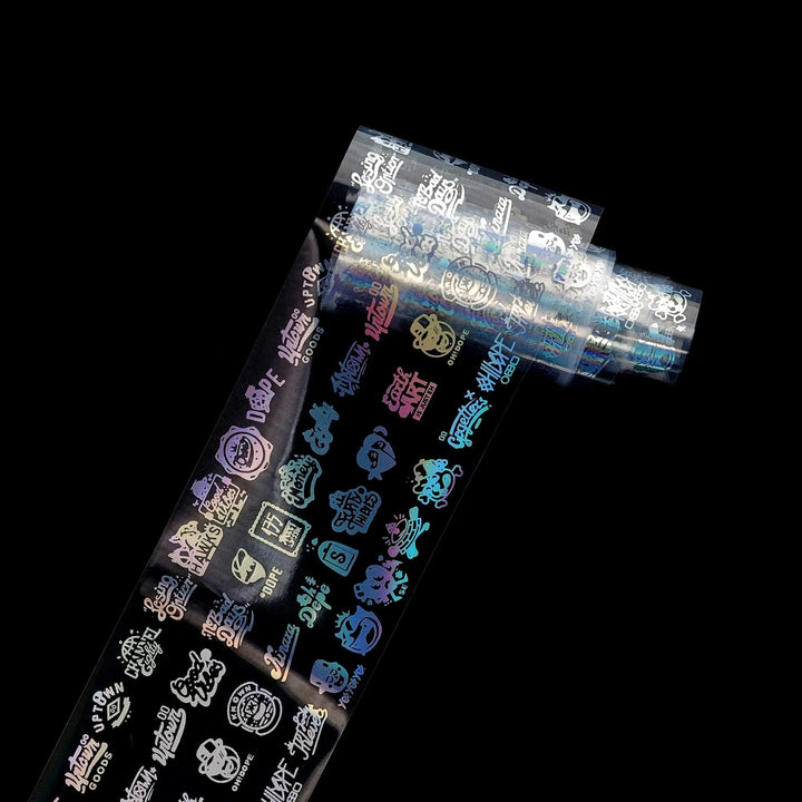 Assorted Transparent Holographic Set of Patterns TFS-25 (Pack of 10)   Naio Nails