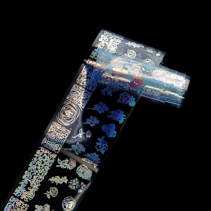 Assorted Transparent Holographic Set of Patterns TFS-25 (Pack of 10)   Naio Nails