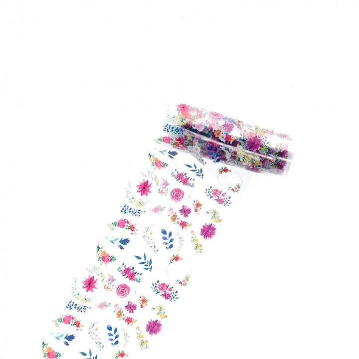 TFS-48 Selection of Floral Foils Five   Naio Nails