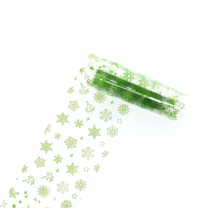 TFS-92 Snowflake & Reindeer Foil Set   Naio Nails