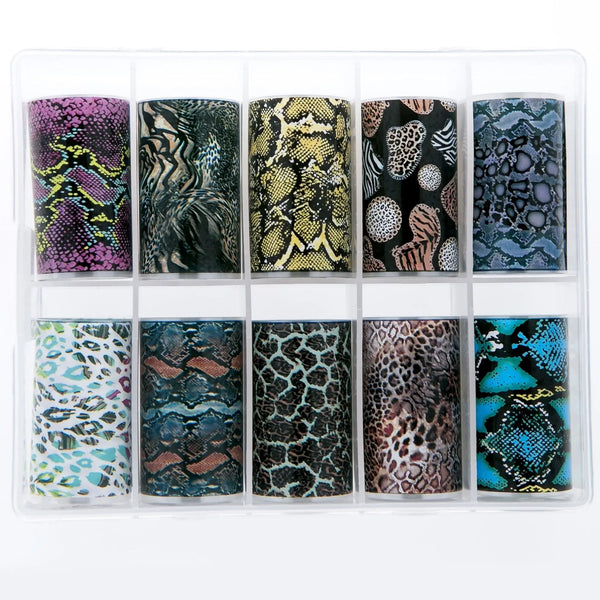 TFS-116 Animal Print Selection of Foils   Naio Nails