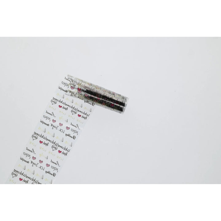 Assortments of Flowers, Hearts & Fonts  Set of Foils TFS-32  (Pack of 10)   Naio Nails