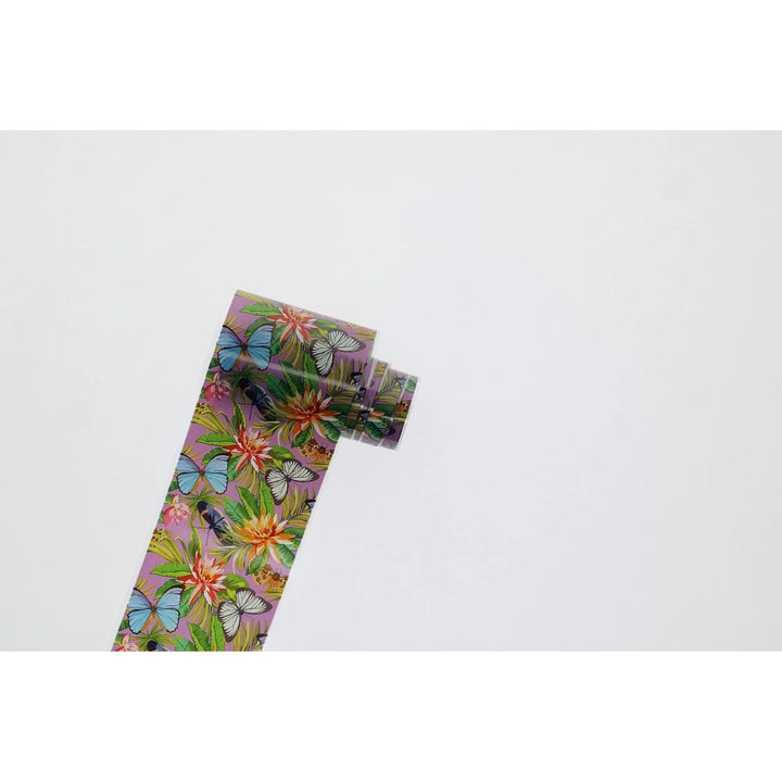 TFS-49 Selection of Primary Coloured Floral Foils   Naio Nails