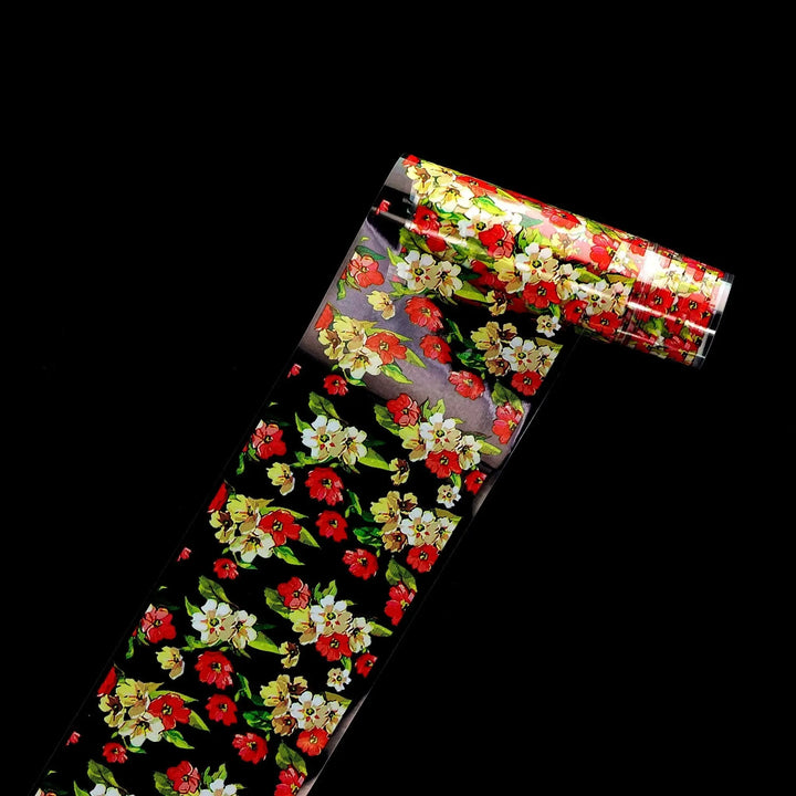 TFS-52 Assortment Flowers Transfer Foil   Naio Nails