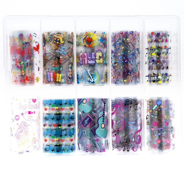 Transparent Music Patterns TFS-81   Naio Nails