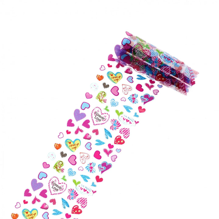 TFS-180 Colourful Hearts and Font Selection of Foils   Naio Nails