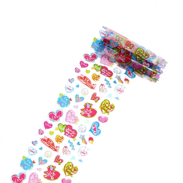 TFS-180 Colourful Hearts and Font Selection of Foils   Naio Nails