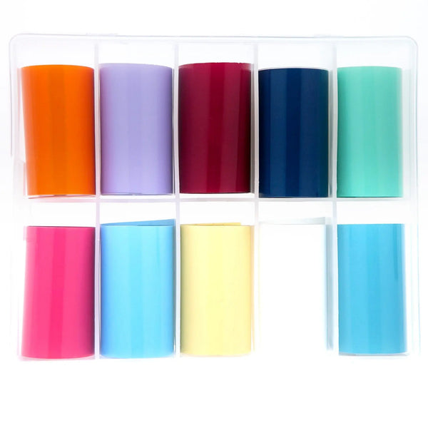 TFS-229 Block Coloured Transfer Foils   Naio Nails