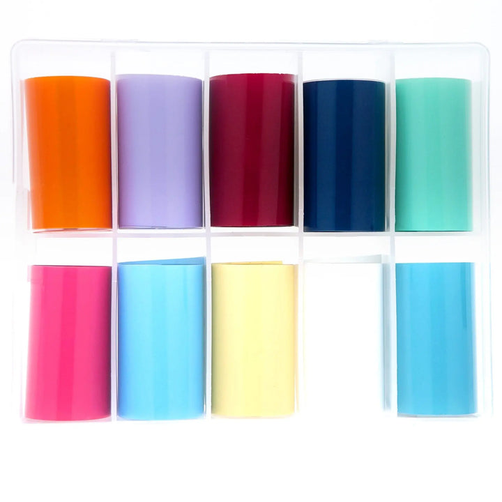 TFS-229 Block Coloured Transfer Foils   Naio Nails