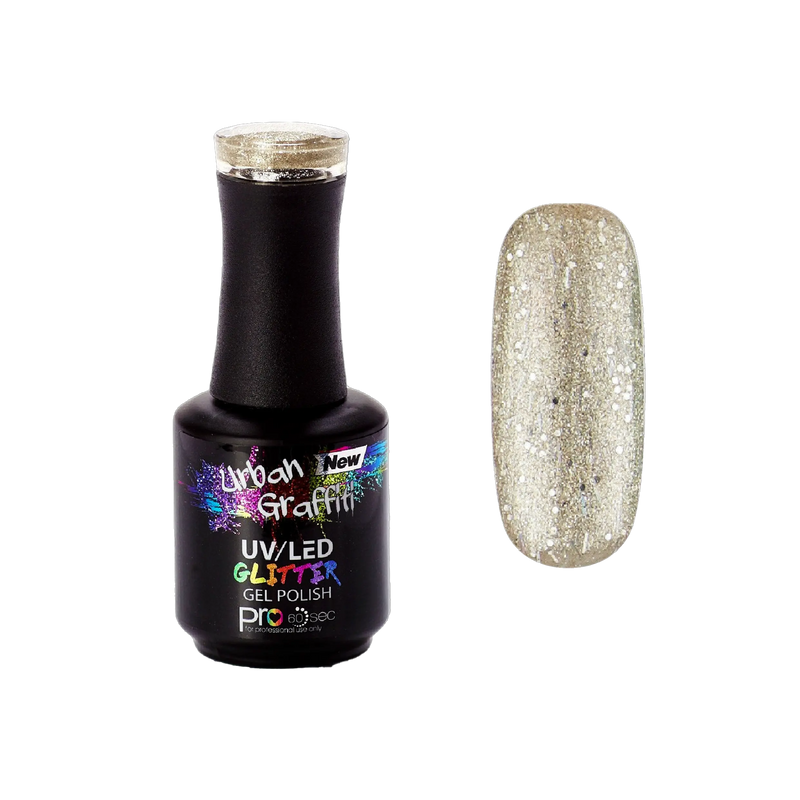 Andromeda - UGGP-A0919 Urban Graffiti Altın Parıltılı Jel Oje 15ml