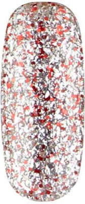 Apollo - UGGP-A0907 Urban Graffiti Kırmızı ve Gümüş Simli Jel Oje 15ml