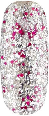 Dans Pisti - UGGP-A0909 Pembe ve Gümüş Simli Jel Oje Urban Graffiti 15ml
